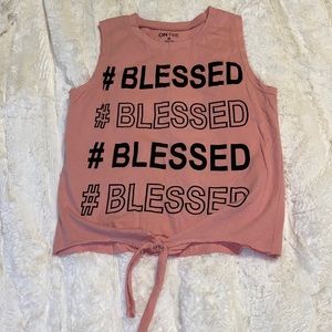 ⭐️ #BLESSED muscle T-shirt